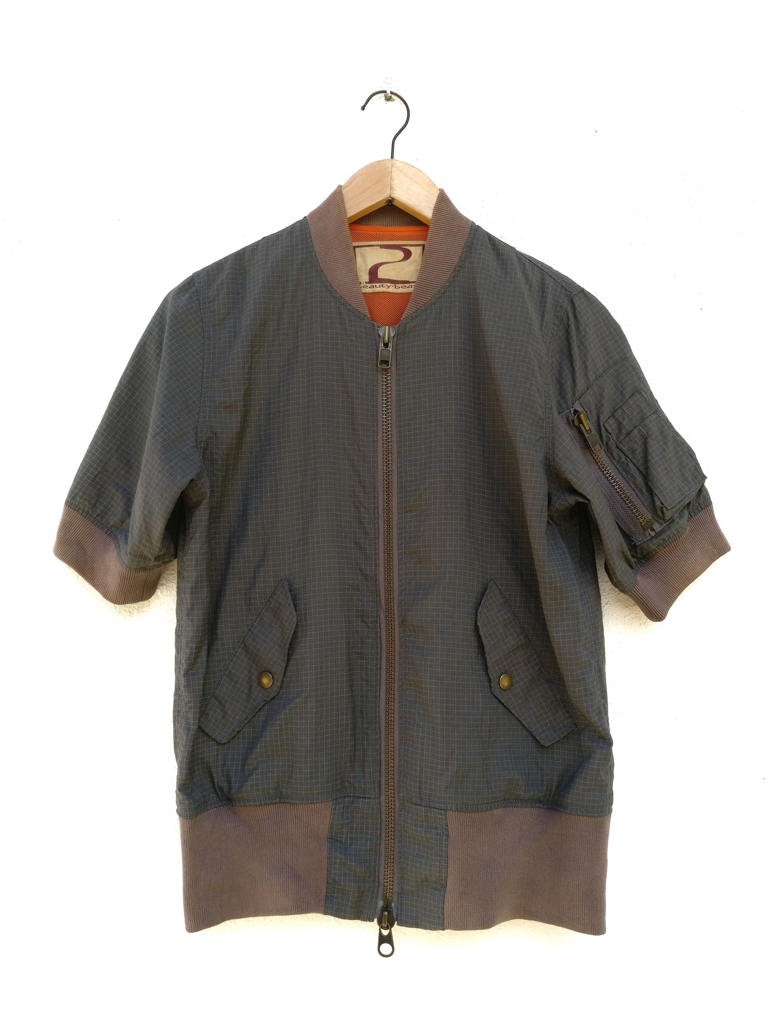 Beauty Beast × Japanese Brand BEAUTY BEAST SHORT SLEEVE BOMBER FULL-ZIP Size US M / EU 48-50 / 2 - 1 Thumbnail