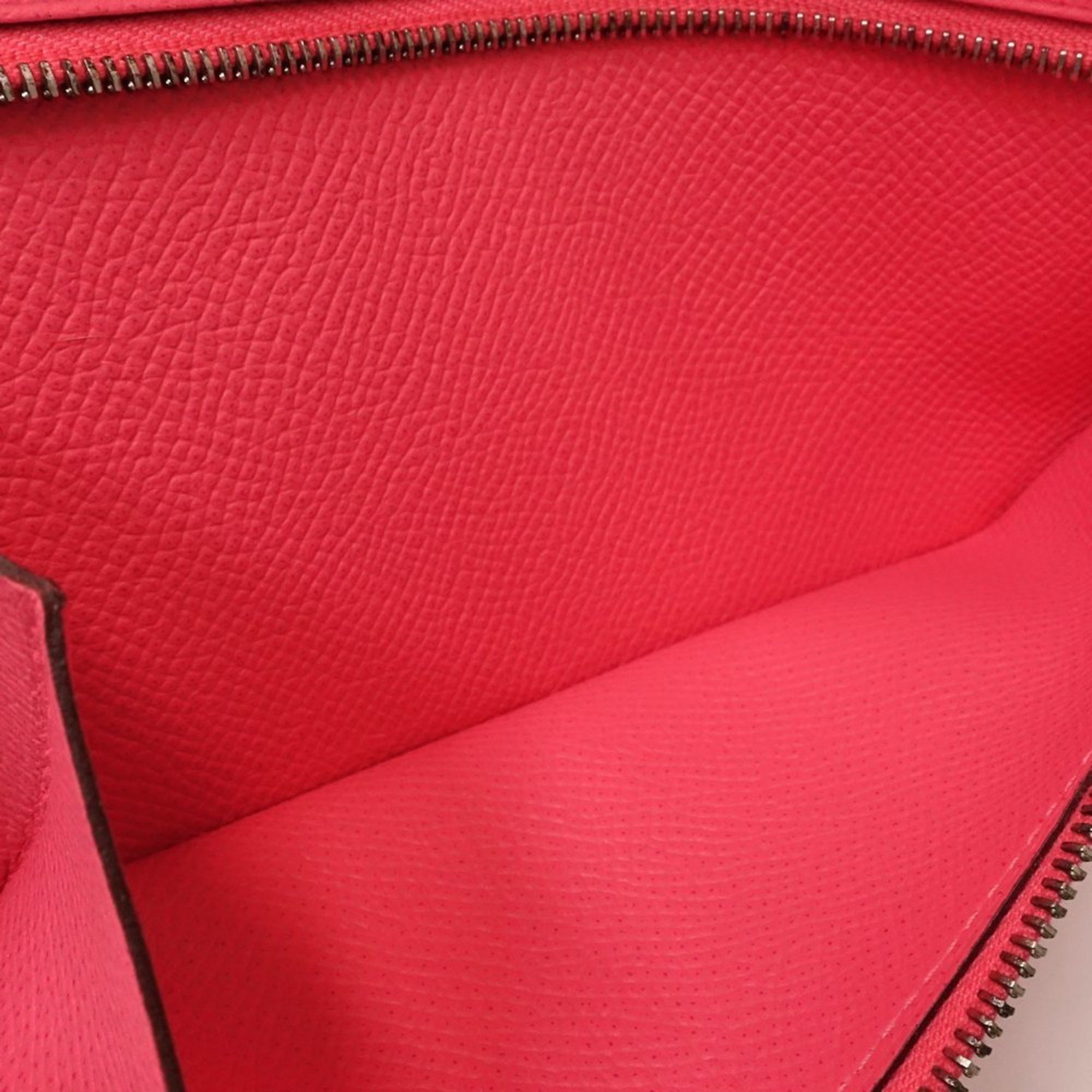 Hermes Hermes Long Wallet Bearn Soufflet C Stamped Epsom Leather Pink 181207 Size ONE SIZE - 8 Thumbnail