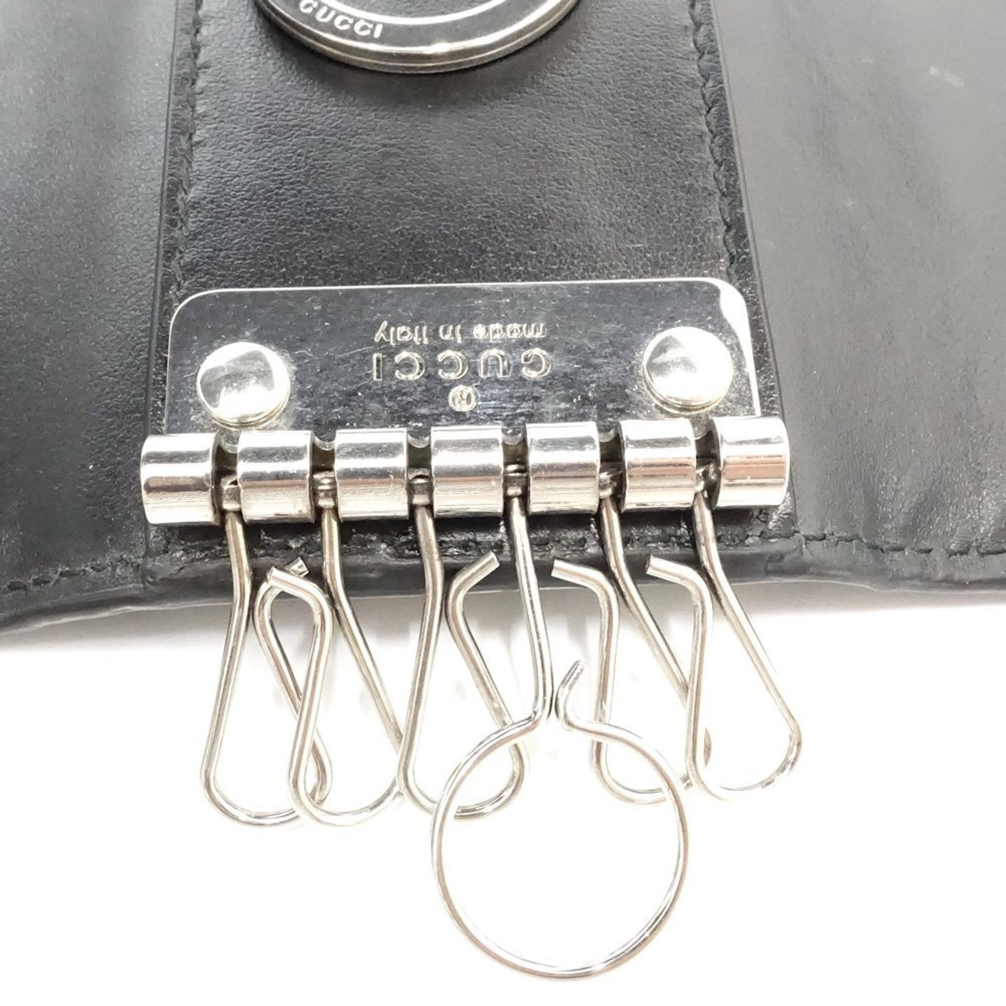 Gucci Gucci Key Case 625565 6-ring GG embossed leather black 181216 Size ONE SIZE - 8 Thumbnail
