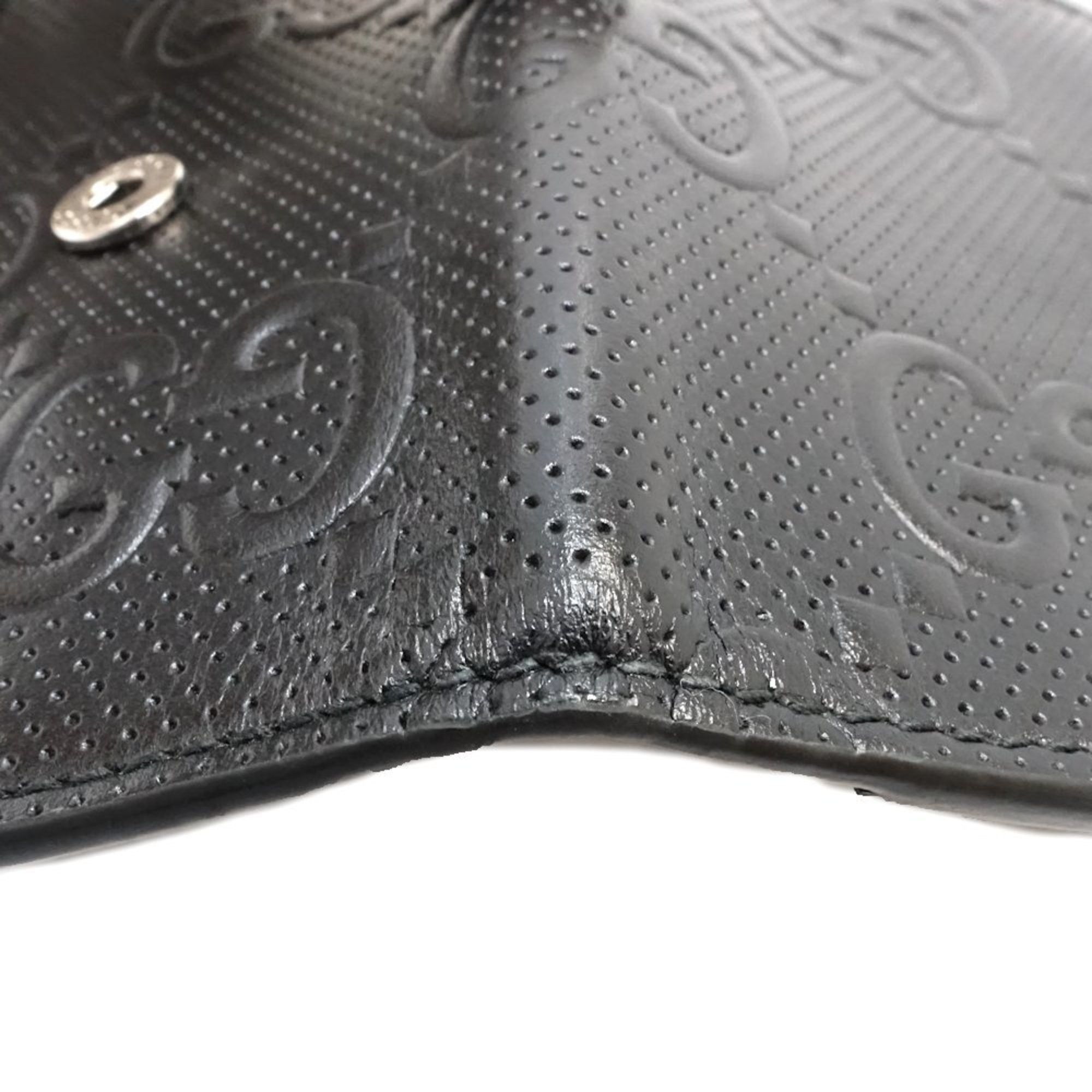 Gucci Gucci Key Case 625565 6-ring GG embossed leather black 181216 Size ONE SIZE - 5 Thumbnail