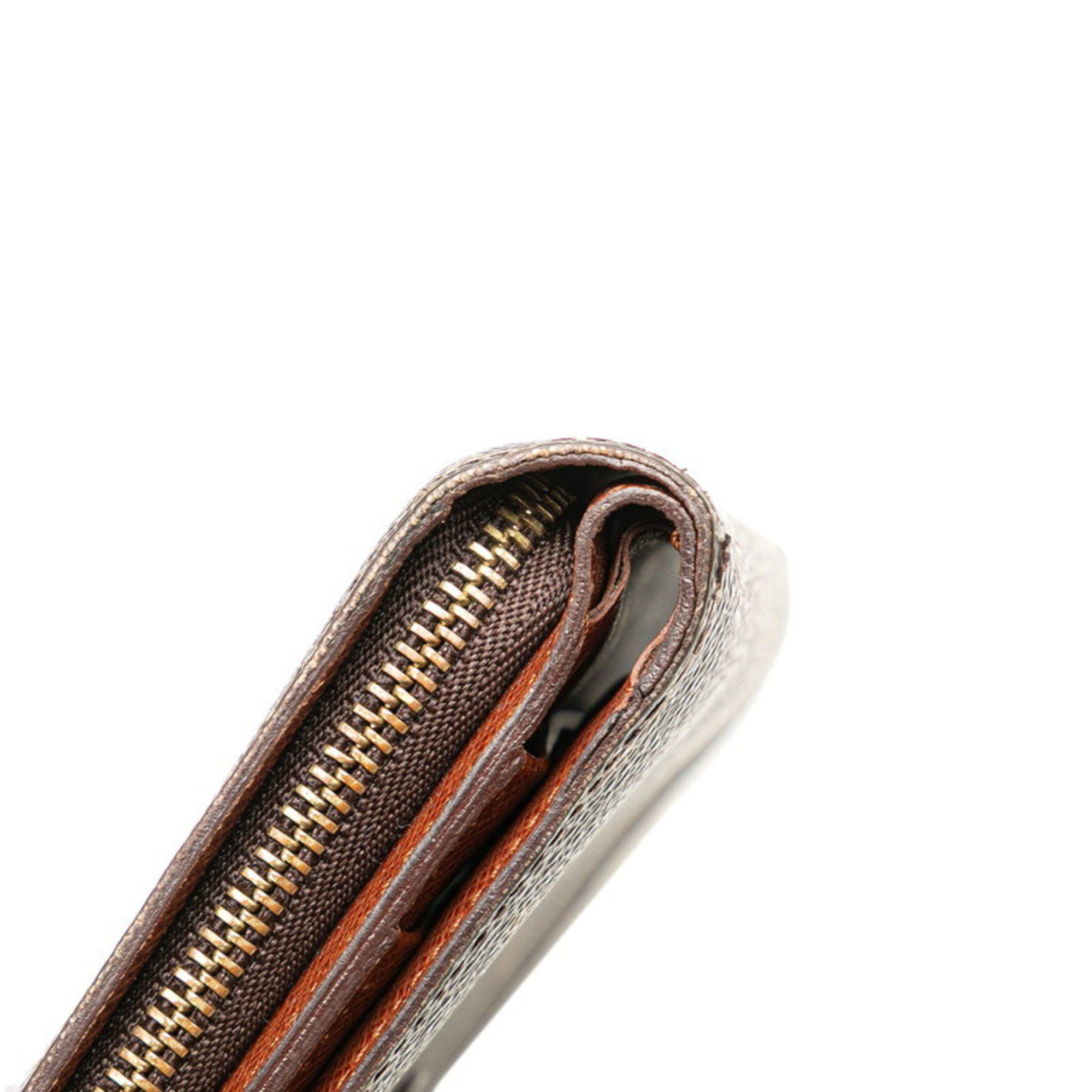 Louis Vuitton Louis Vuitton Monogram Porte Papier Bi-fold Wallet M61207 Brown PVC Leather Women's LOUIS VUITTON Size ONE SIZE - 4 Thumbnail