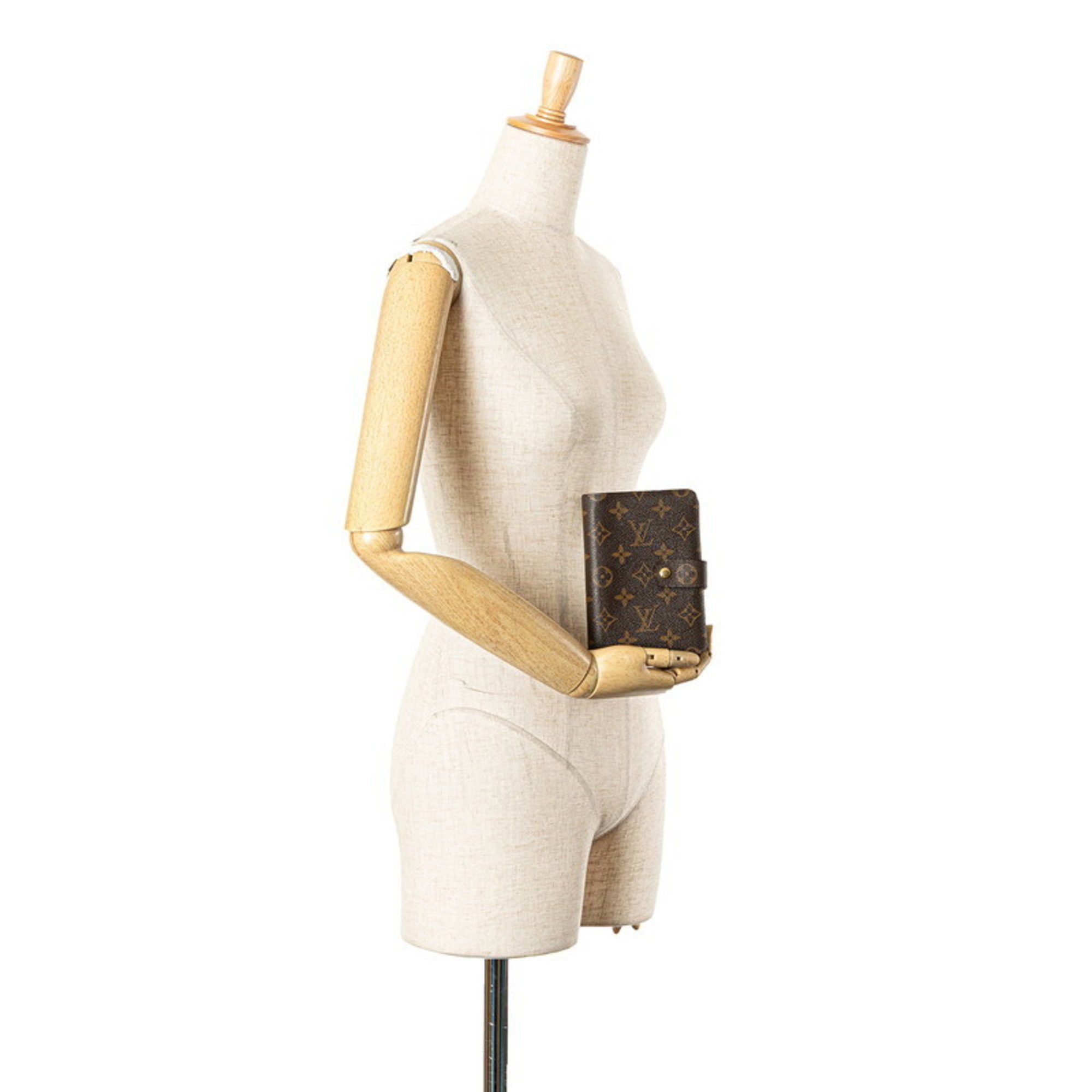 Louis Vuitton Louis Vuitton Monogram Porte Papier Bi-fold Wallet M61207 Brown PVC Leather Women's LOUIS VUITTON Size ONE SIZE - 11 Thumbnail