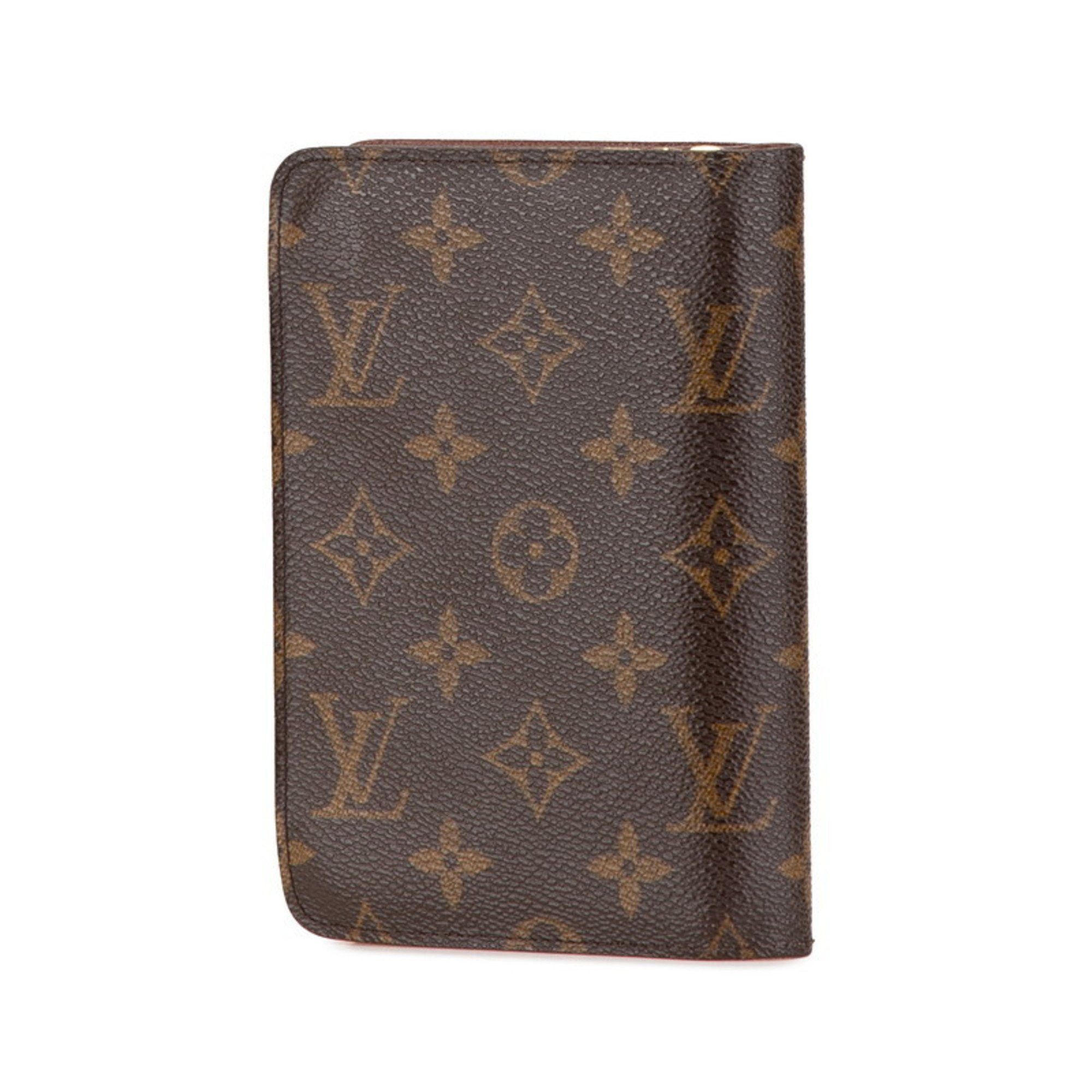 Louis Vuitton Louis Vuitton Monogram Porte Papier Bi-fold Wallet M61207 Brown PVC Leather Women's LOUIS VUITTON Size ONE SIZE - 2 Thumbnail
