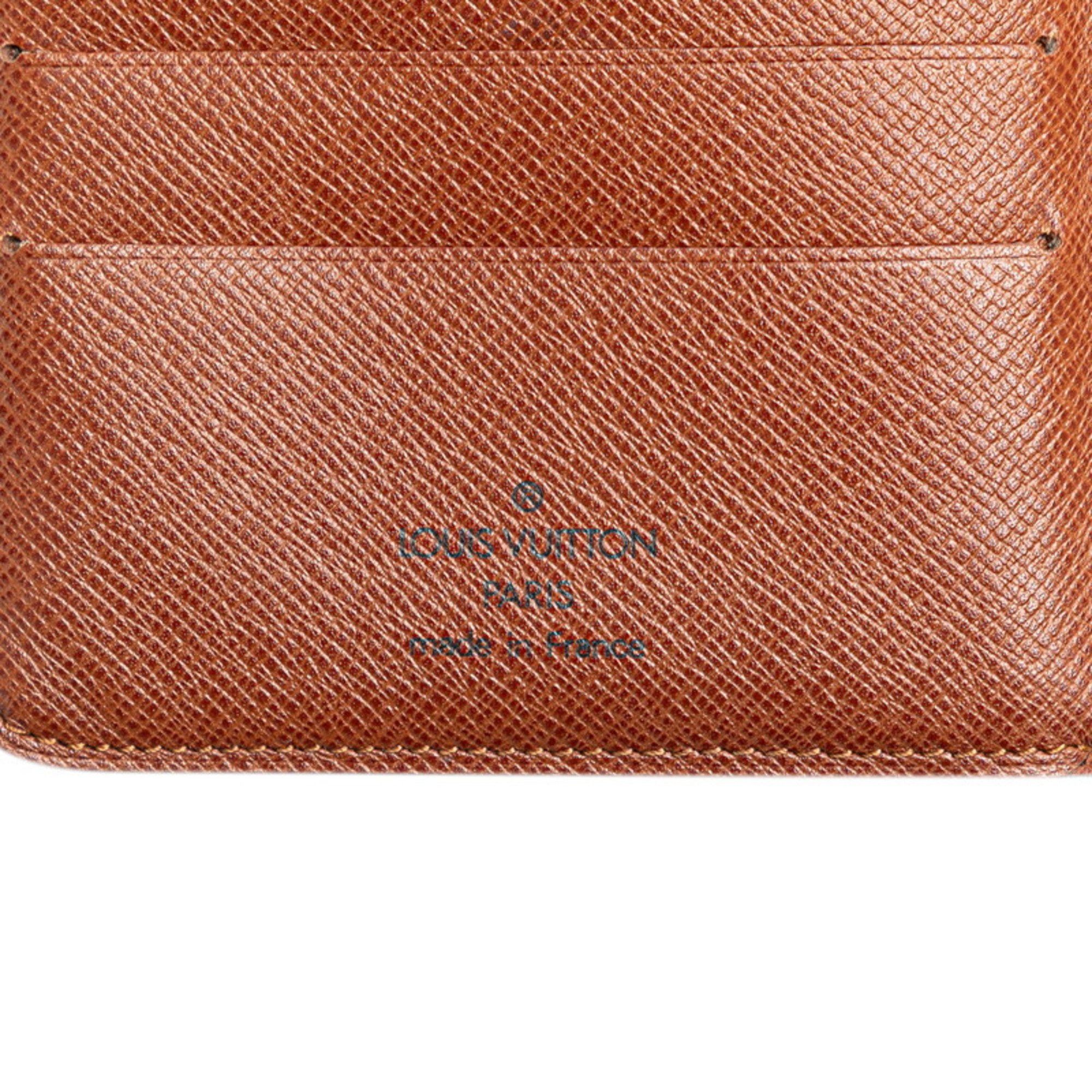 Louis Vuitton Louis Vuitton Monogram Porte Papier Bi-fold Wallet M61207 Brown PVC Leather Women's LOUIS VUITTON Size ONE SIZE - 9 Thumbnail