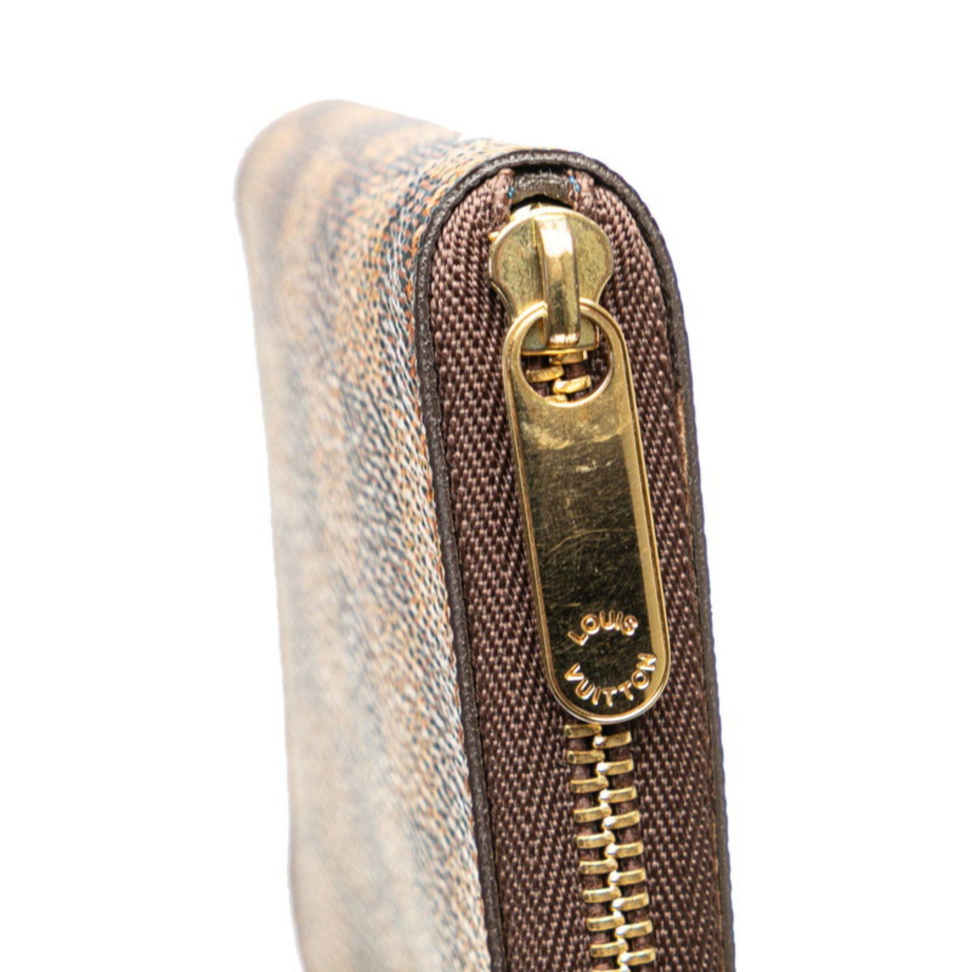 Louis Vuitton Louis Vuitton Damier Zippy Coin Purse Case N63070 Brown PVC Leather Women's LOUIS VUITTON Size ONE SIZE - 5 Thumbnail