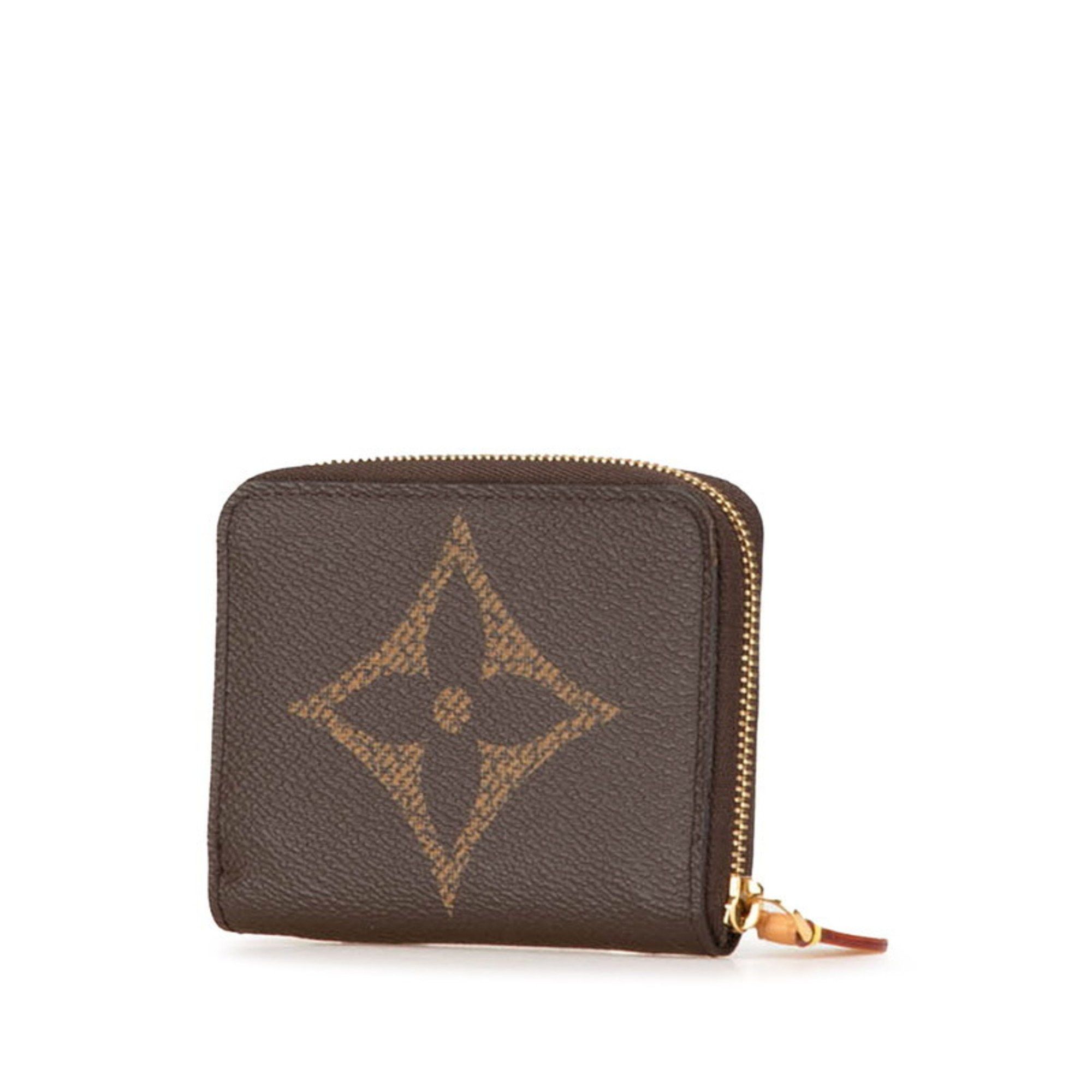 Louis Vuitton Louis Vuitton Monogram Giant Zippy Coin Purse Case M67690 Brown PVC Leather Women's LOUIS VUITTON Size ONE SIZE - 2 Thumbnail