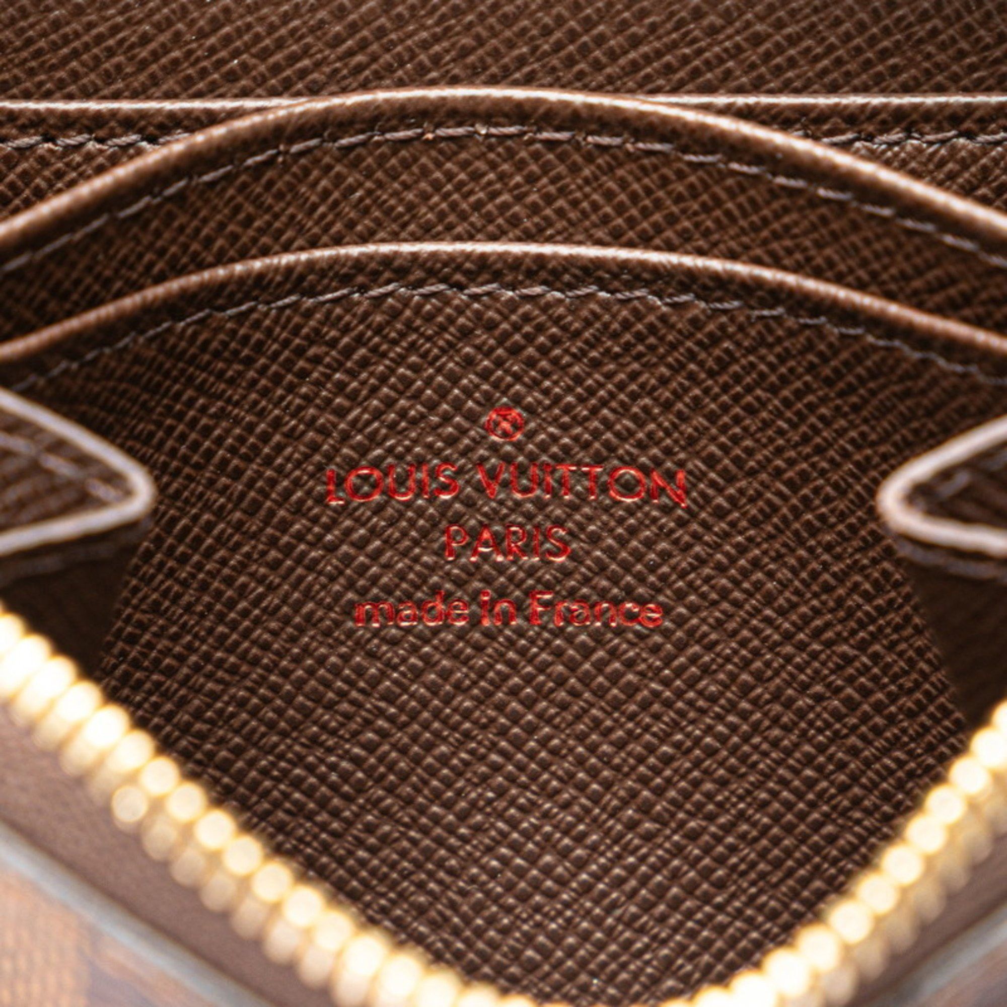 Louis Vuitton Louis Vuitton Damier Zippy Coin Purse Case N63070 Brown PVC Women's LOUIS VUITTON Size ONE SIZE - 6 Thumbnail