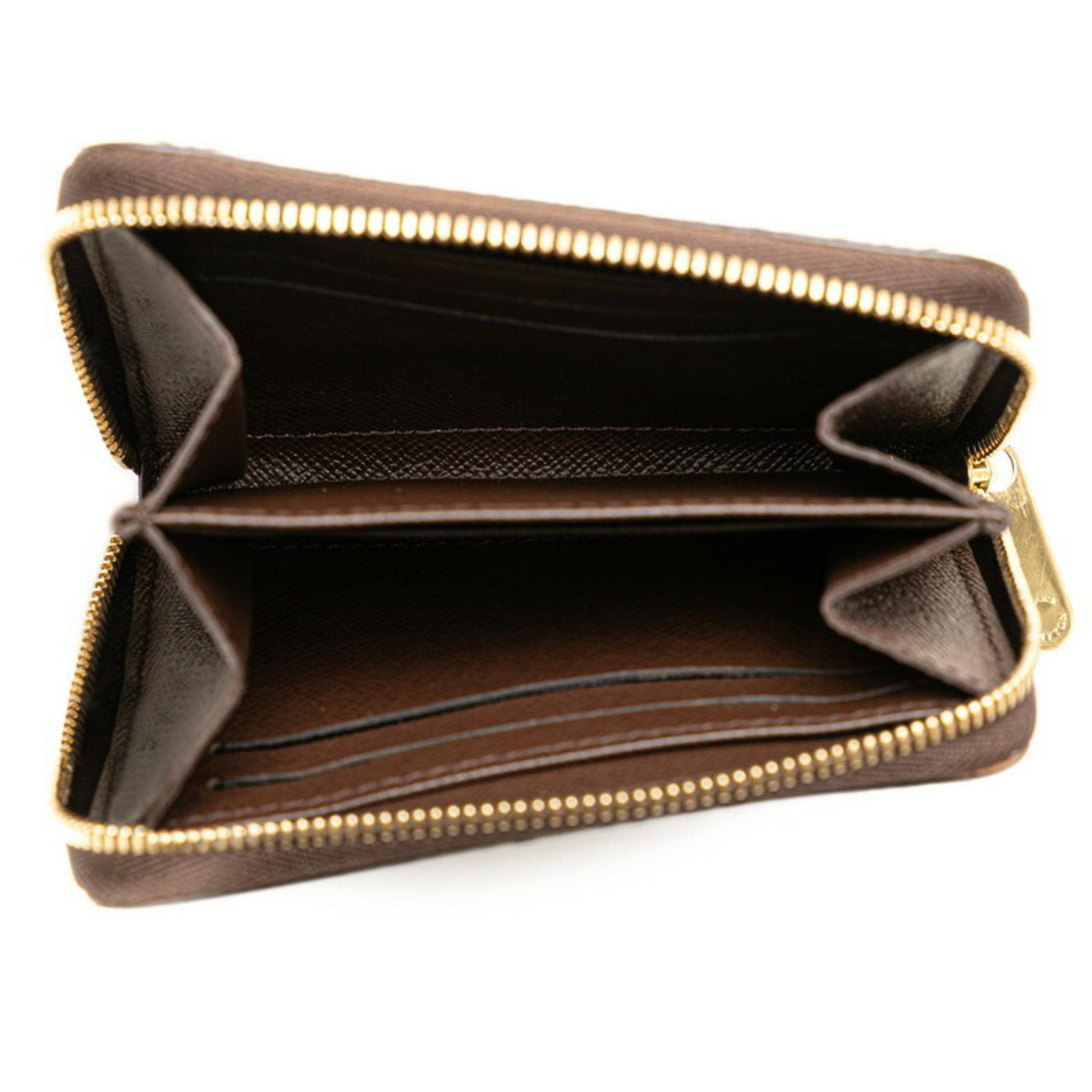 Louis Vuitton Louis Vuitton Damier Zippy Coin Purse Case N63070 Brown PVC Women's LOUIS VUITTON Size ONE SIZE - 5 Thumbnail