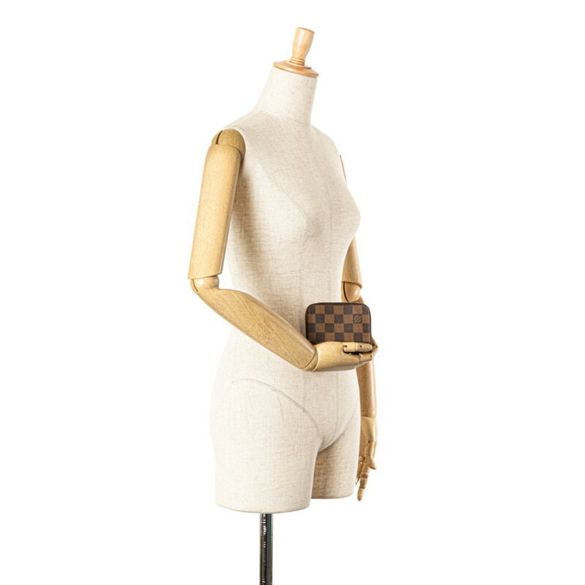 Louis Vuitton Louis Vuitton Damier Zippy Coin Purse Case N63070 Brown PVC Women's LOUIS VUITTON Size ONE SIZE - 8 Thumbnail