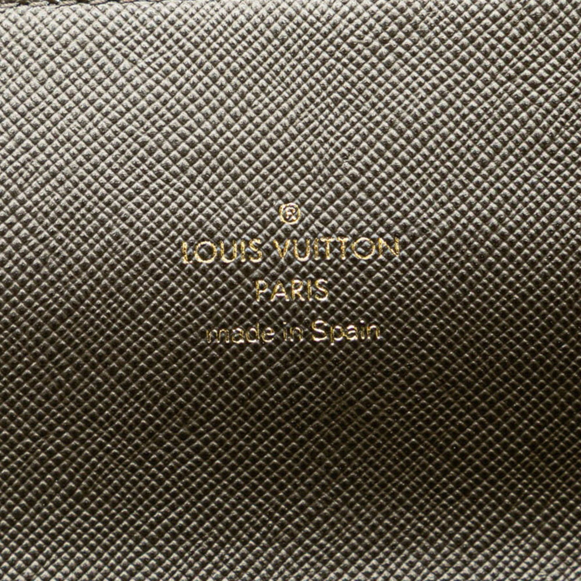 Louis Vuitton Louis Vuitton Monogram Minilan Porte Tresor International Long Wallet M92243 Green Brown Canvas Leather Women's LOUIS VUITTON Size ONE SIZE - 8 Thumbnail