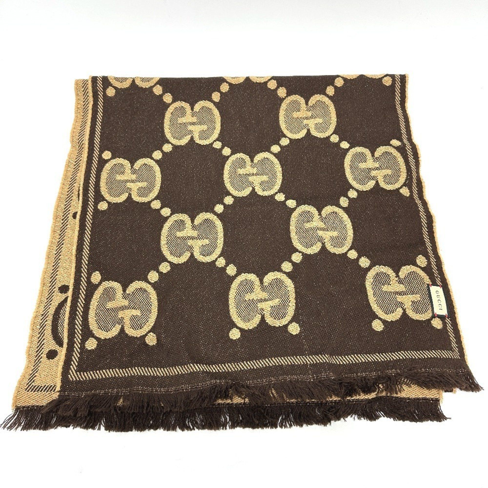 Gucci Gucci GG Wool scarf Size ONE SIZE - 2 Thumbnail