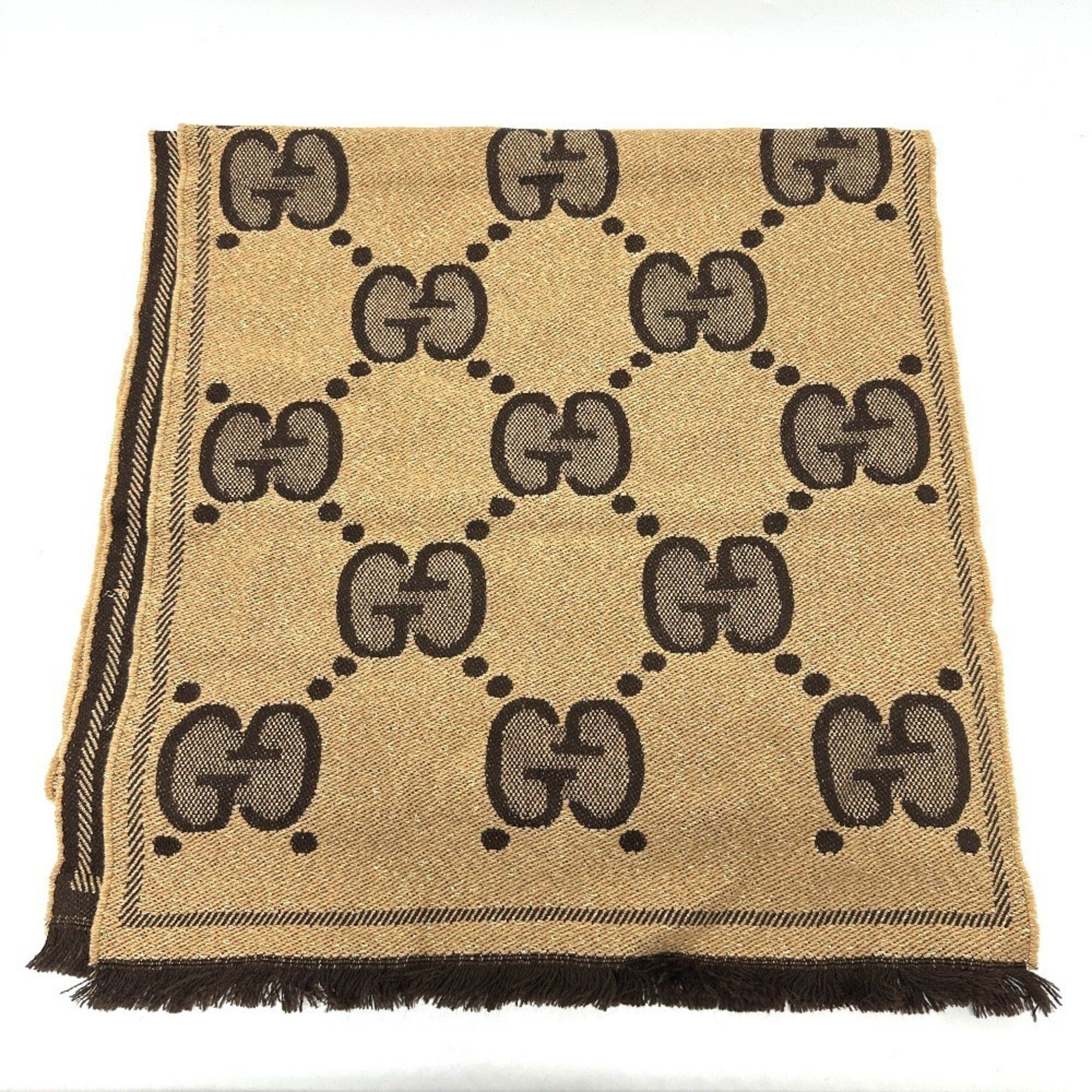 Gucci Gucci GG Wool scarf Size ONE SIZE - 4 Thumbnail