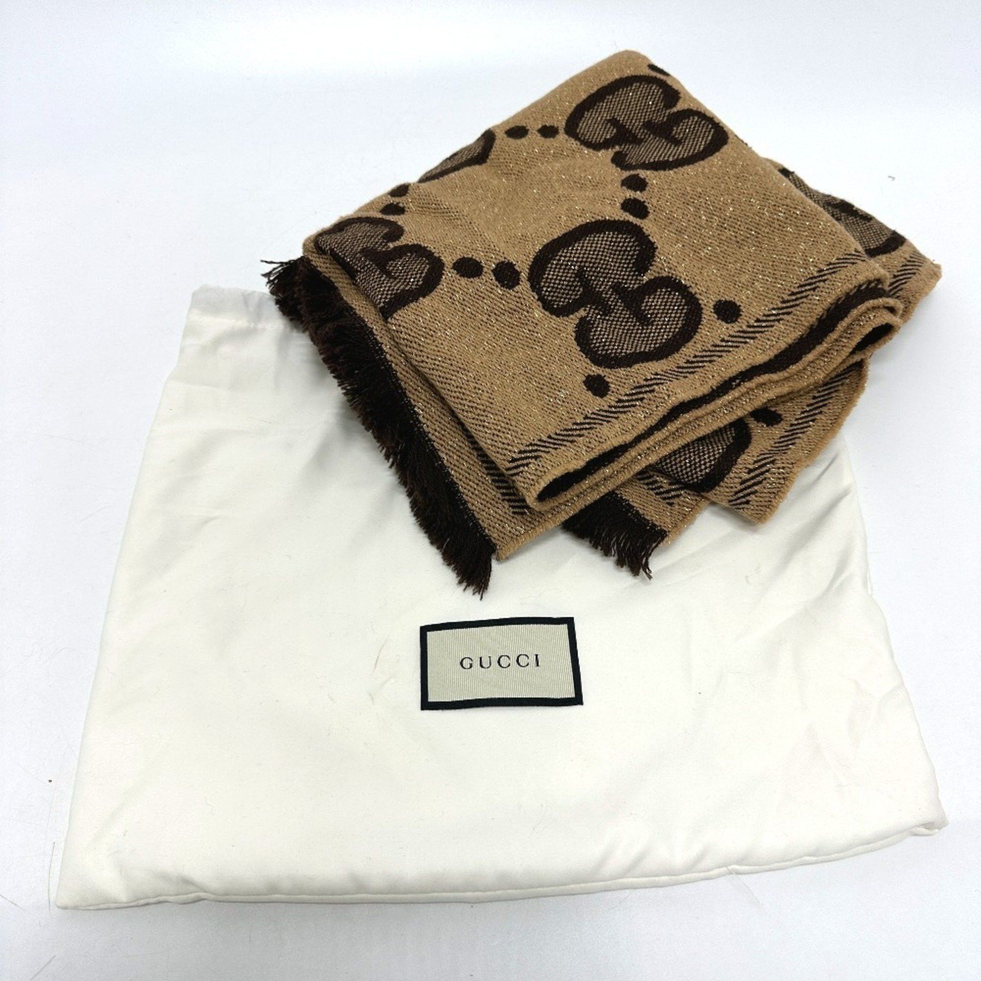 Gucci Gucci GG Wool scarf Size ONE SIZE - 13 Thumbnail