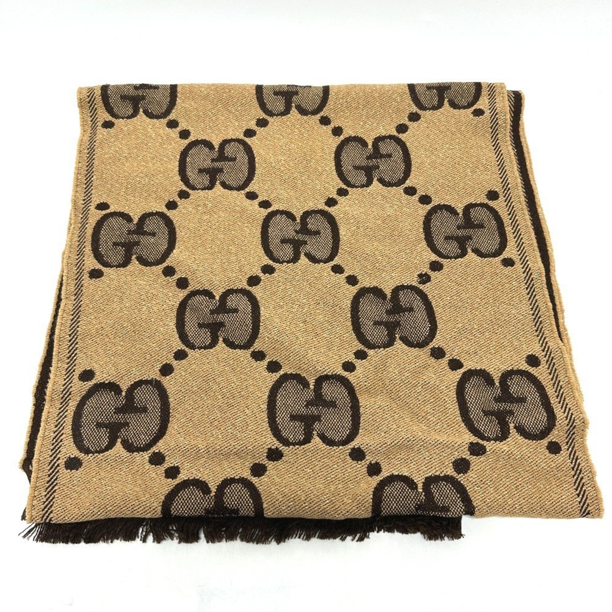 Gucci Gucci GG Wool scarf Size ONE SIZE - 3 Thumbnail