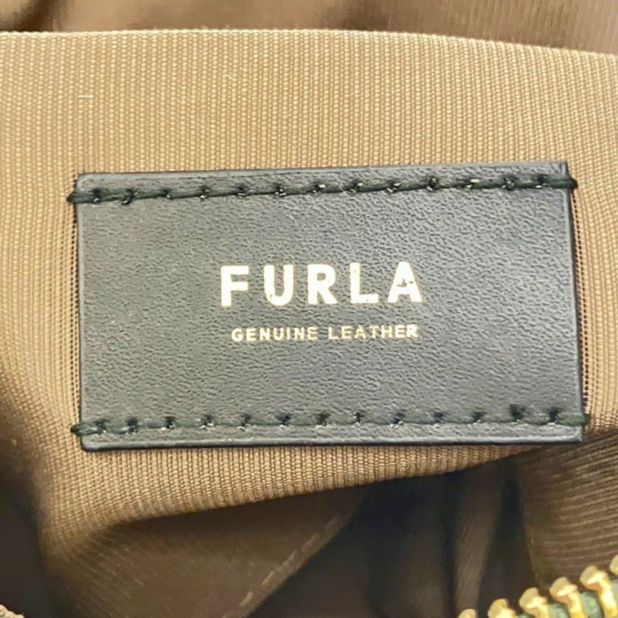 Furla FURLA Leather Green Bag Shoulder for Women Size ONE SIZE - 4 Thumbnail