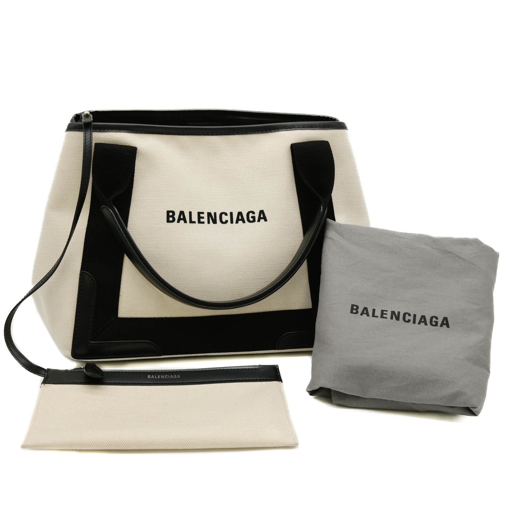 Balenciaga Balenciaga Navy Cabas handbag Size ONE SIZE - 17 Thumbnail
