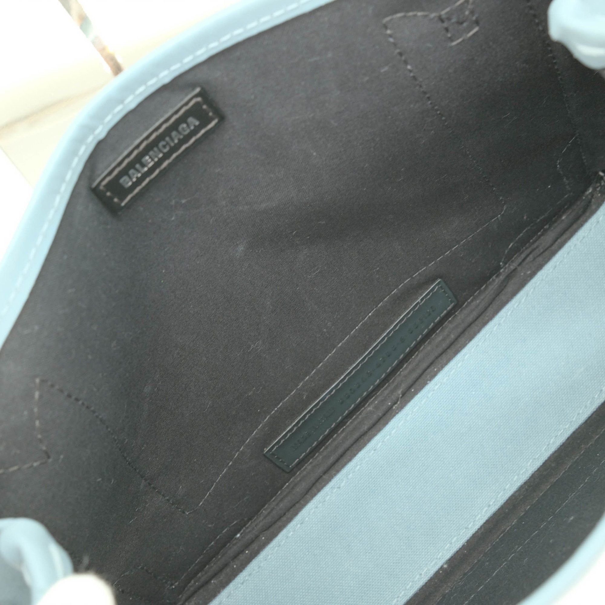 Balenciaga Balenciaga Navy Cabas handbag Size ONE SIZE - 13 Thumbnail