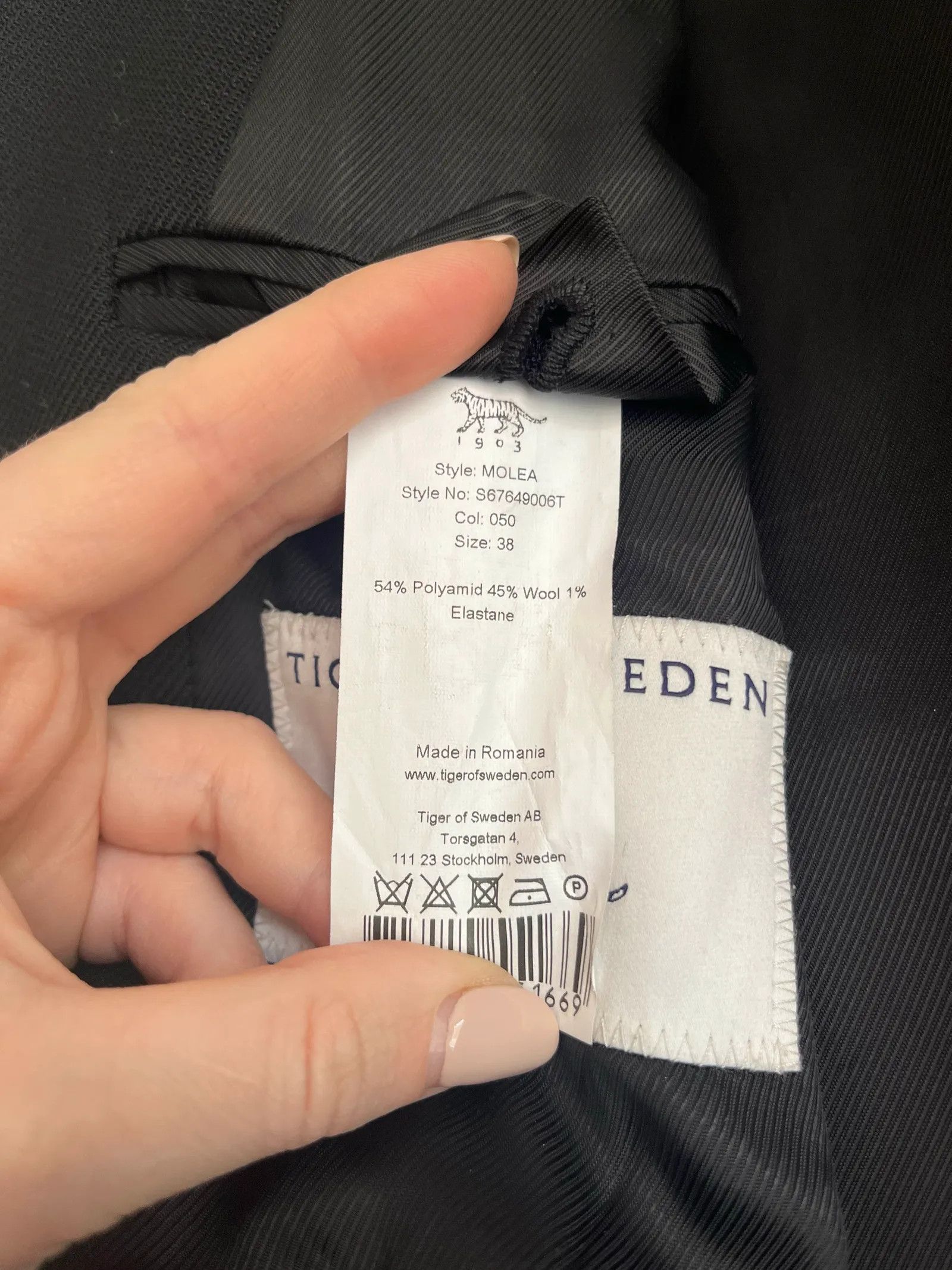 Tiger of Sweden Tiger of Sweden Molea Blazer Size S / US 4 / IT 40 - 3 Thumbnail