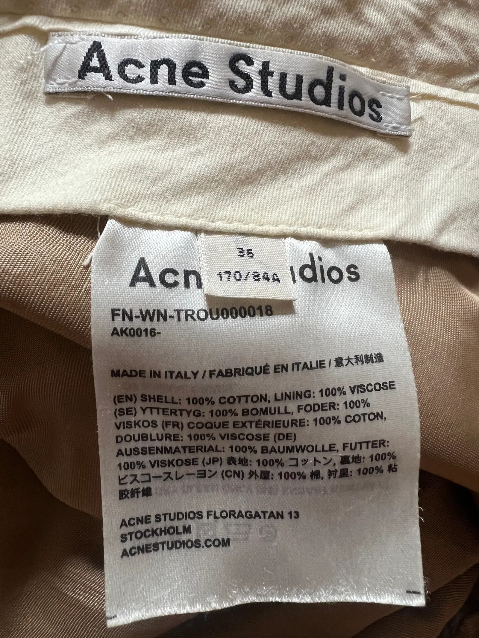 Acne Studios Acne Studios Pants Size 26" / US 2 / IT 38 - 2 Thumbnail