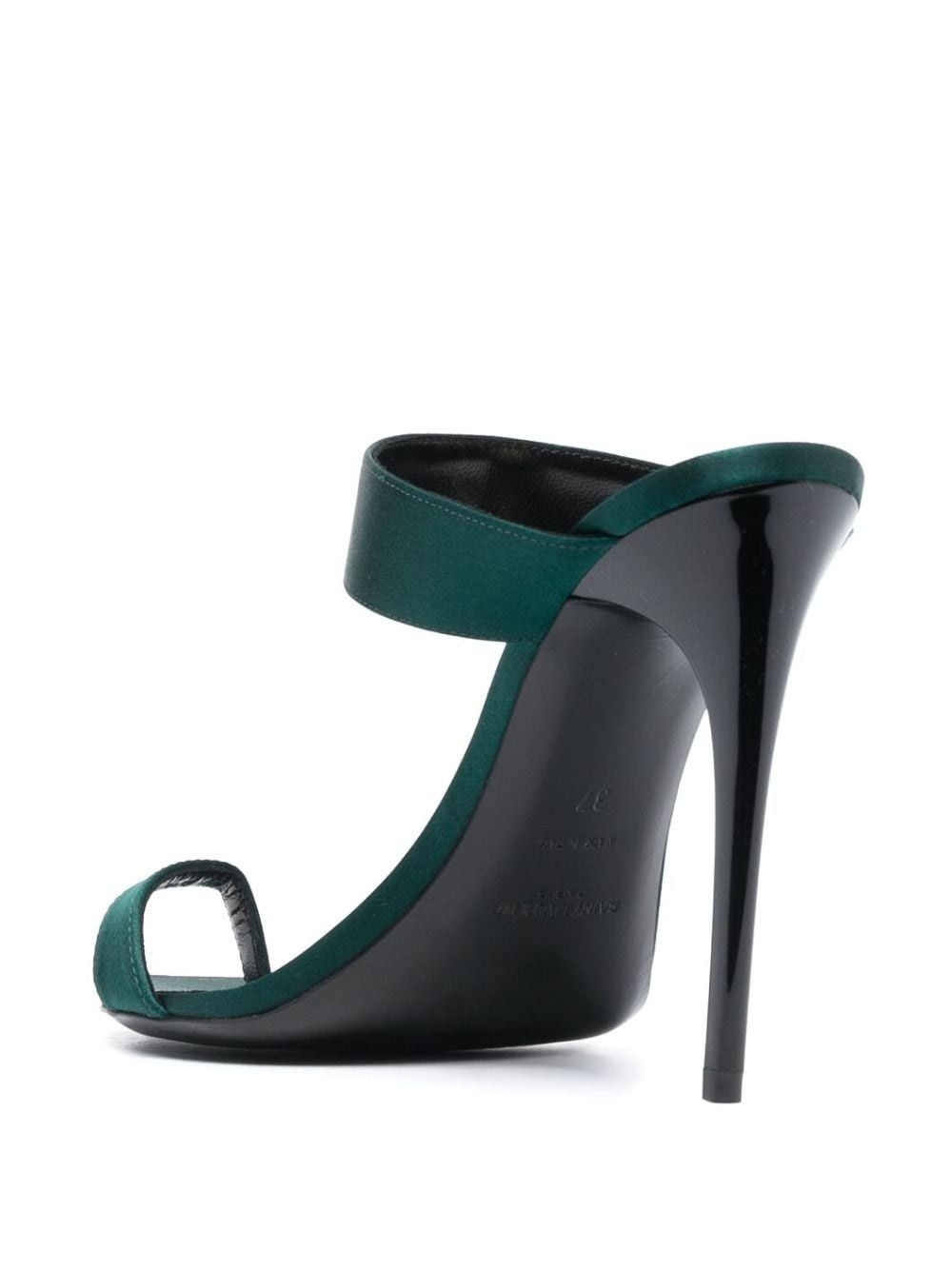 Saint Laurent Paris Martha mules 115mm in crepe satin Size US 5 / IT 35 - 3 Thumbnail