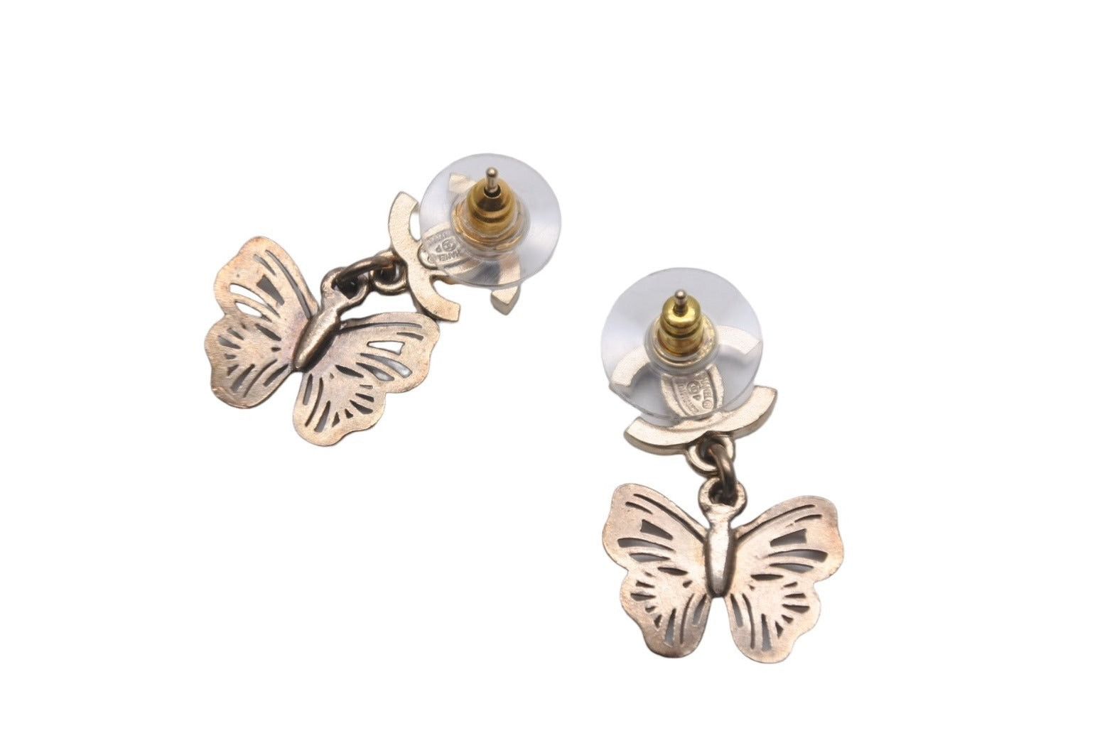 Chanel Chanel Earrings Butterfly Coco Mark Rhinestone Size ONE SIZE - 6 Thumbnail