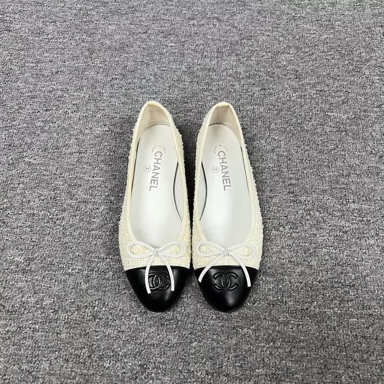 Chanel Chanel Ballet Flats with Bow Design Size US 6 / IT 36 - 3 Thumbnail