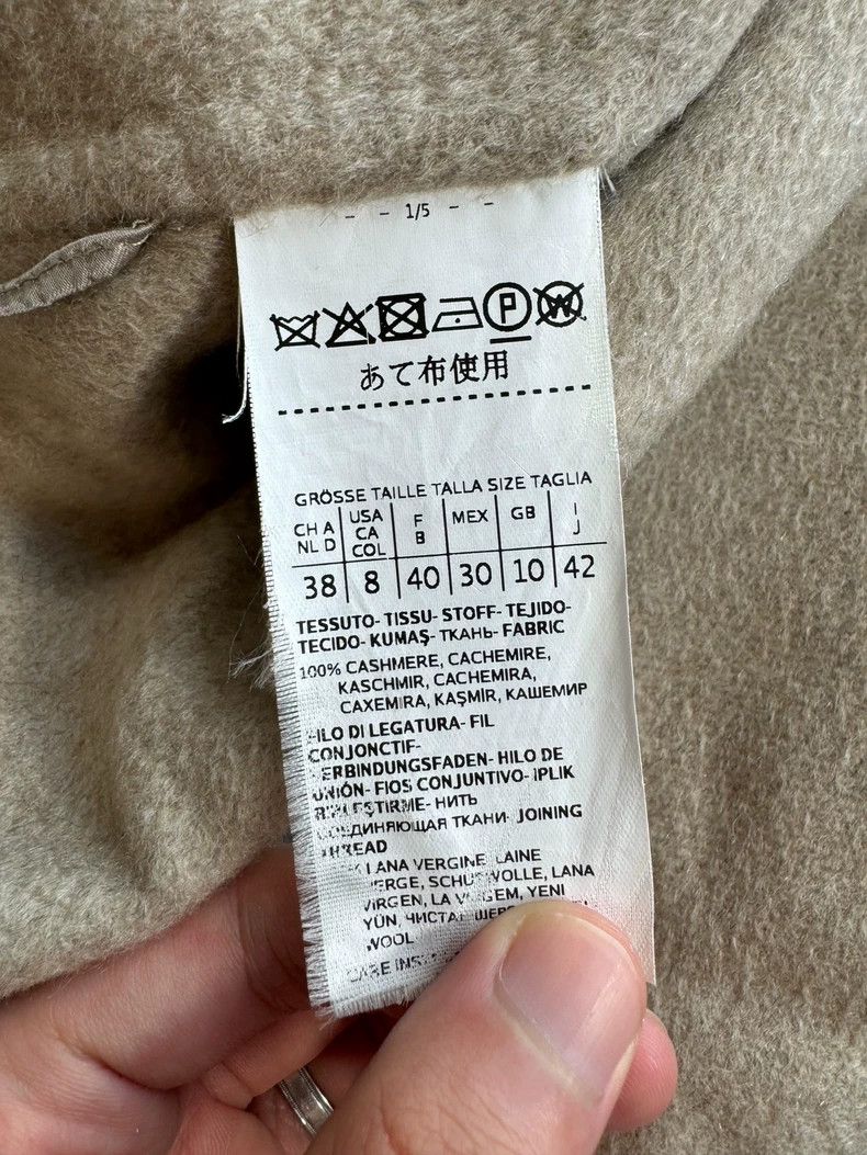 Max Mara Maxmara Camel Color Cashmere Coat Size M / US 6-8 / IT 42-44 - 5 Thumbnail