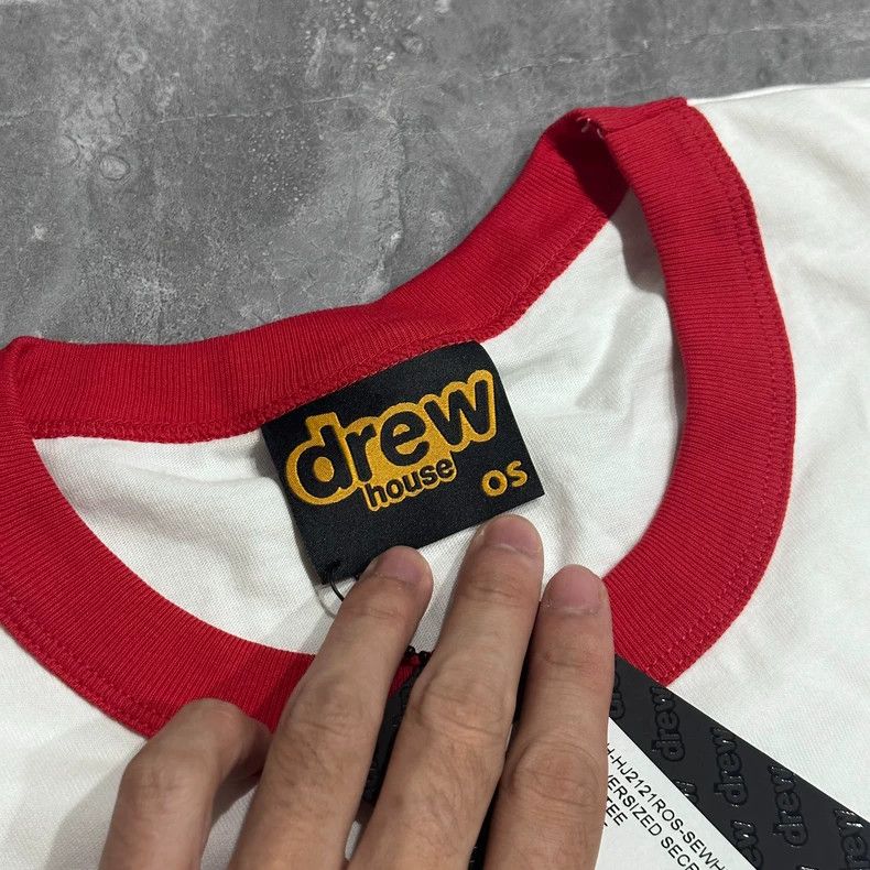 Aime Leon Dore Drewhouse White Short Sleeve Face T-shirt Size US M / EU 48-50 / 2 - 4 Thumbnail