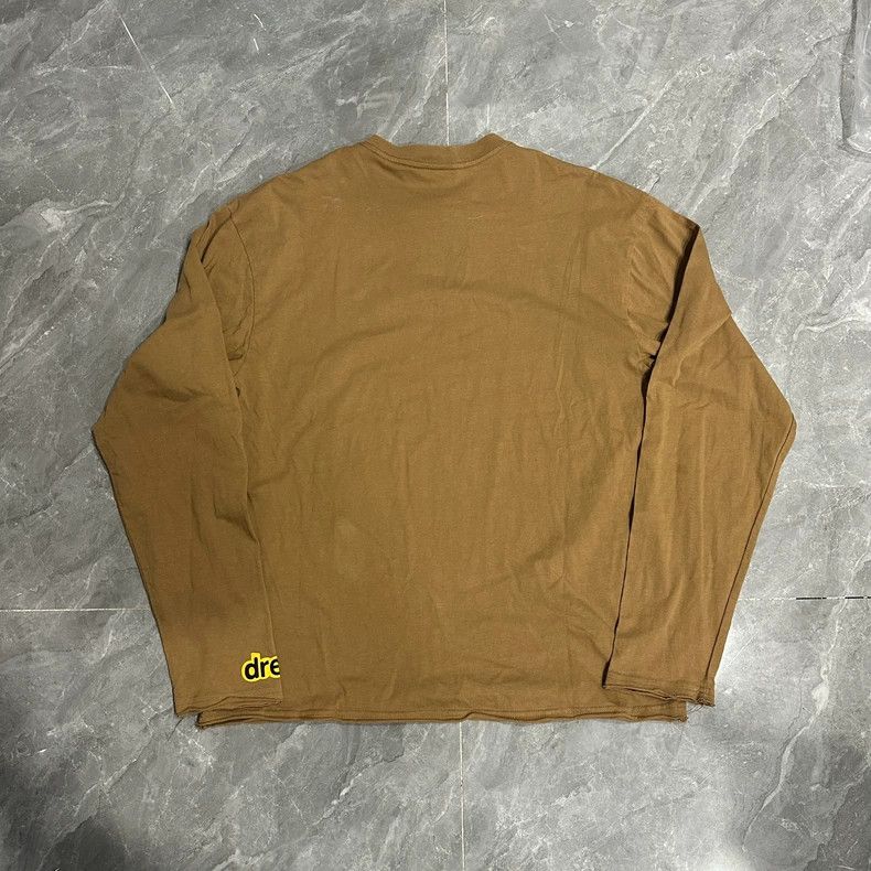 Hood By Air DrewHouse Brown Long Sleeve T-Shirt with Logo Size US S / EU 44-46 / 1 - 2 Thumbnail