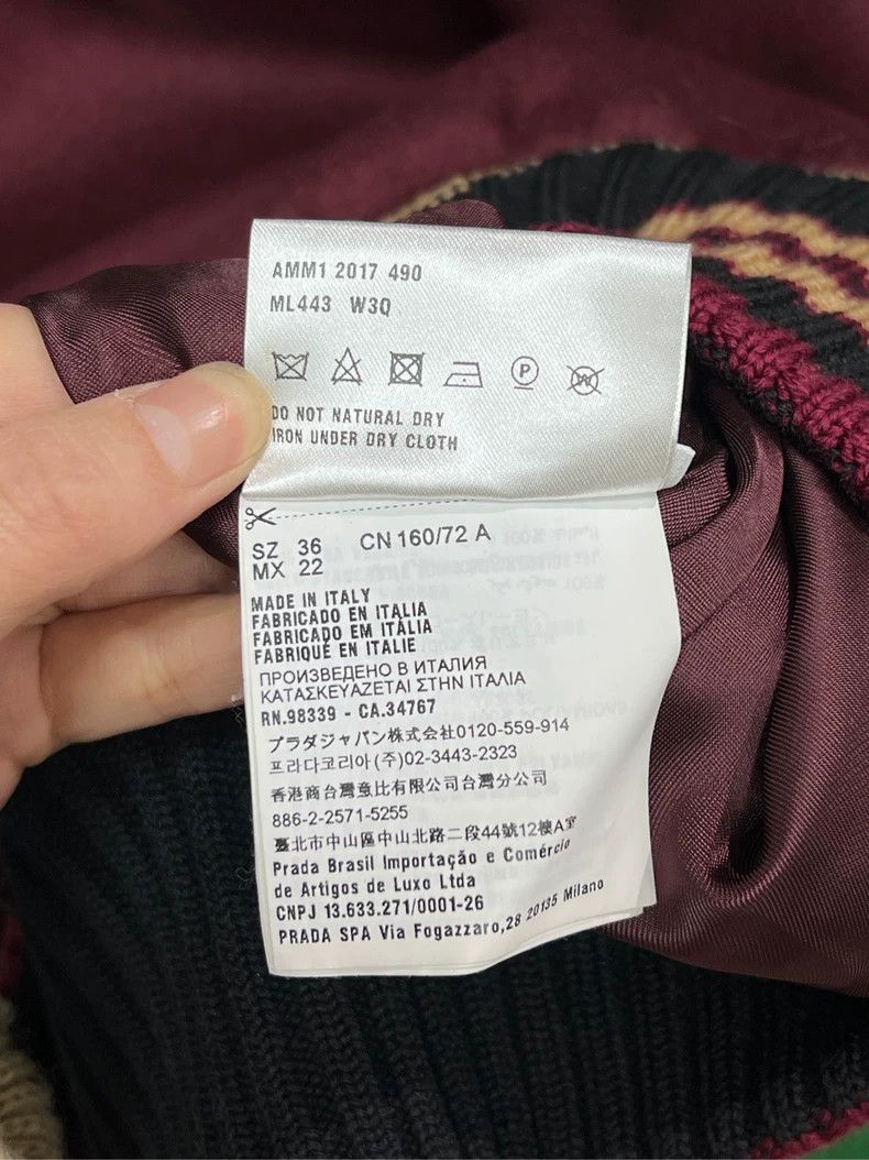 Celine MiuMiu Wool Baseball Jacket with Fur Collar Size US S / EU 44-46 / 1 - 4 Thumbnail