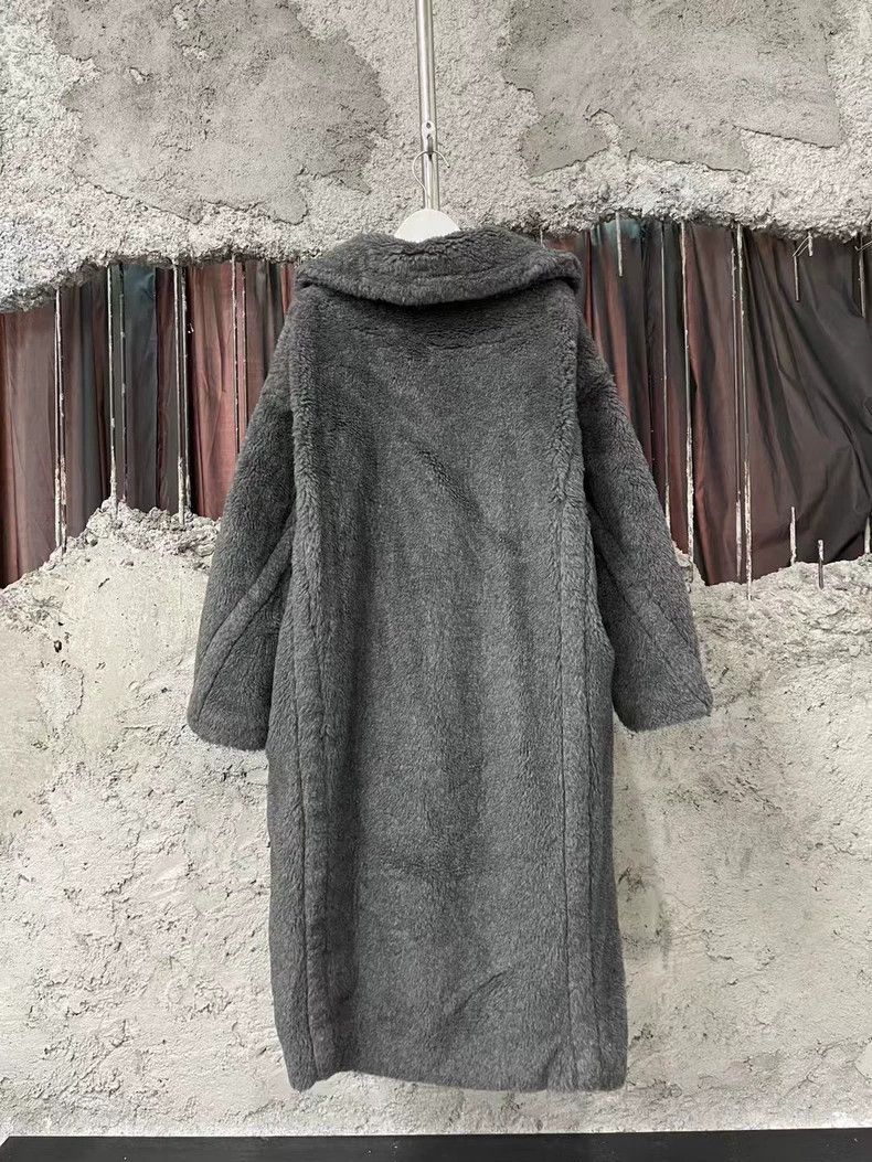 Max Mara MaxMara Teddy Grey Coat for Stylish Outfits Size S / US 4 / IT 40 - 2 Thumbnail