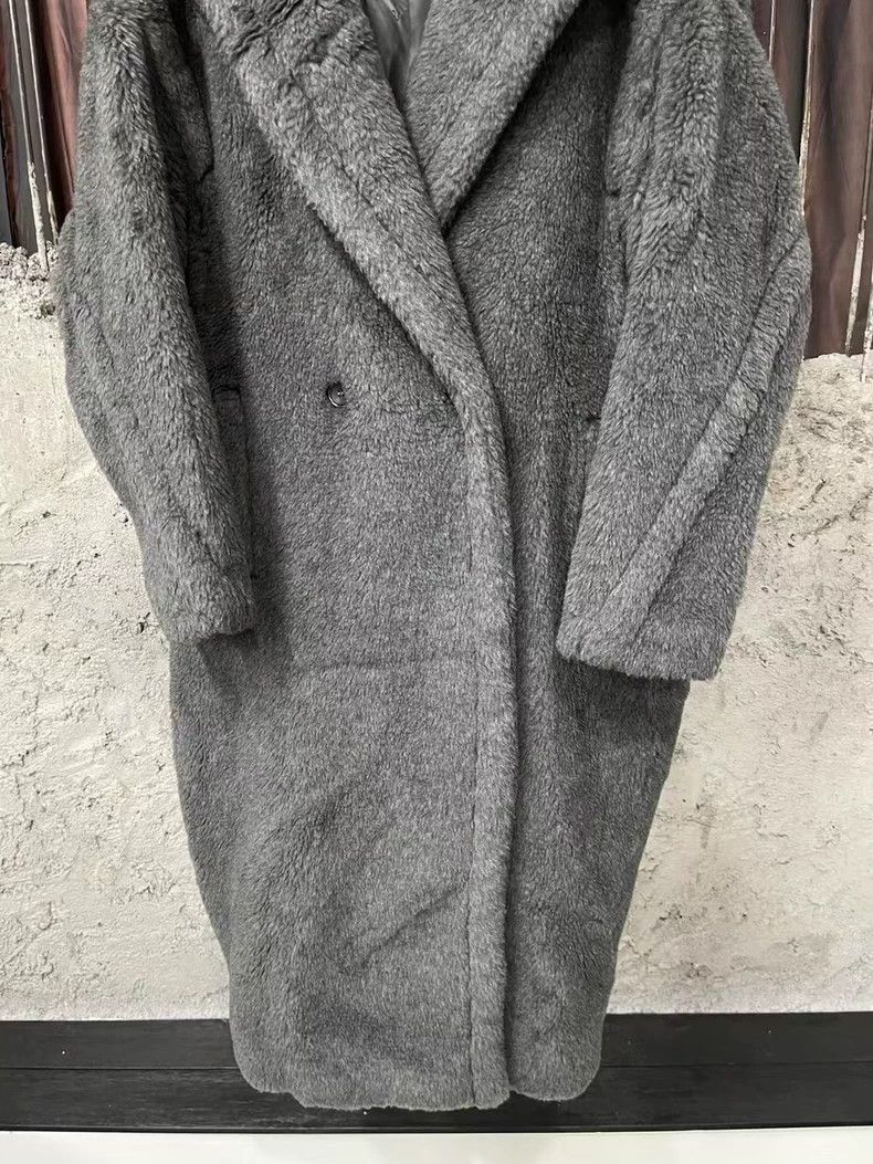 Max Mara MaxMara Teddy Grey Coat for Stylish Outfits Size S / US 4 / IT 40 - 4 Thumbnail