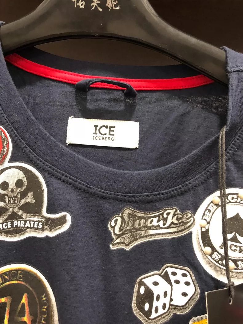 Iceberg ICE Short Sleeve T-Shirt with Patches Size US XXL / EU 58 / 5 - 3 Thumbnail