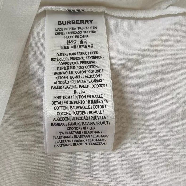 Burberry Burberry Classic Logo Print Short Sleeve T-Shirt-yf Size US XXS / EU 40 - 5 Thumbnail