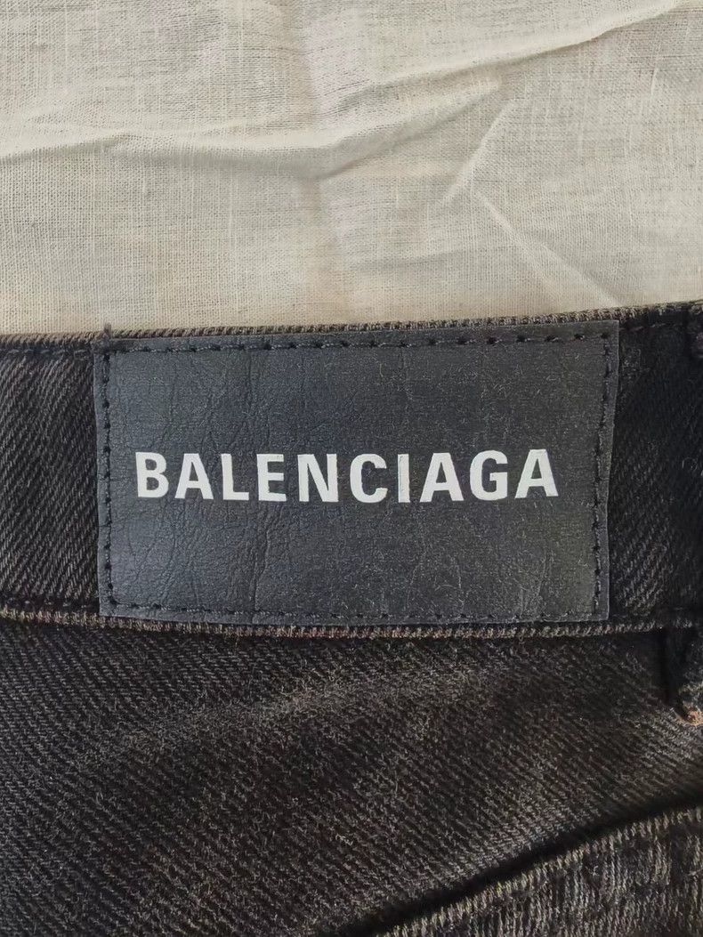 Balenciaga Balenciaga Two-Tone Wash Denim Jeans-yf Size US 26 / EU 42 - 5 Thumbnail