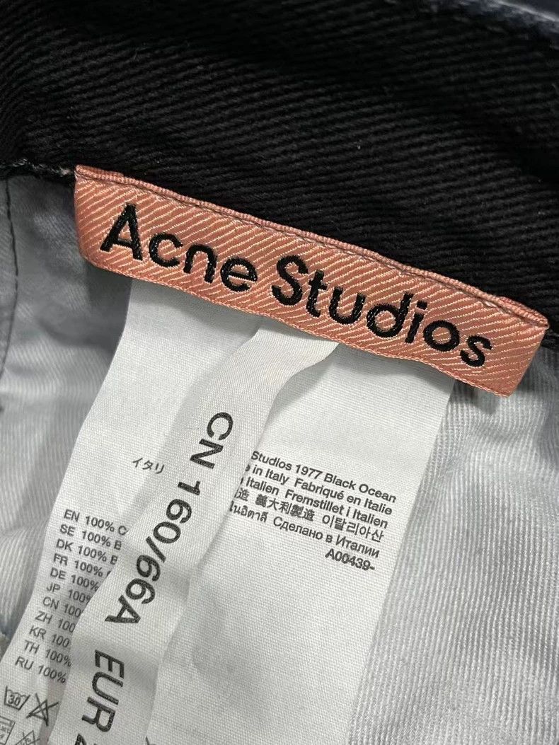 Acronym Acne Brand Black Denim Pants Size 26-yf Size US 26 / EU 42 - 6 Thumbnail