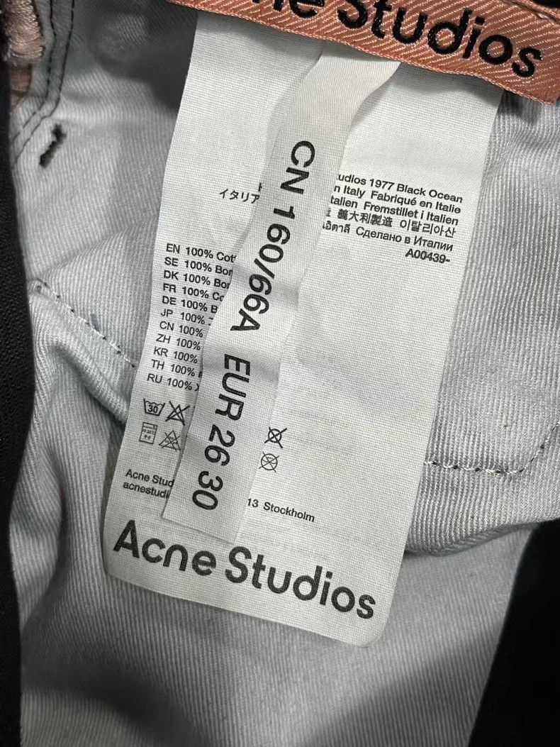 Acronym Acne Brand Black Denim Pants Size 26-yf Size US 26 / EU 42 - 7 Thumbnail
