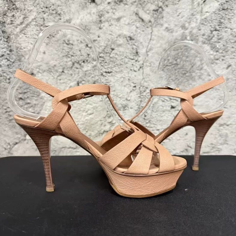 Saint Laurent Paris Saint Laurent High Heel Sandals Size 36-yf Size US 6 / IT 36 - 4 Thumbnail