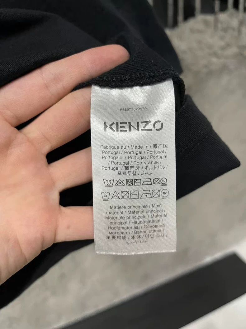 Kenzo Kenzo Short Sleeve Black T-Shirt with Tiger-yf Size US M / EU 48-50 / 2 - 5 Thumbnail
