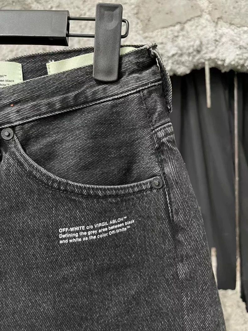 1017 ALYX 9SM Off White Denim Shorts Size 25-yf Size 24" / US 00 / IT 34 - 5 Thumbnail