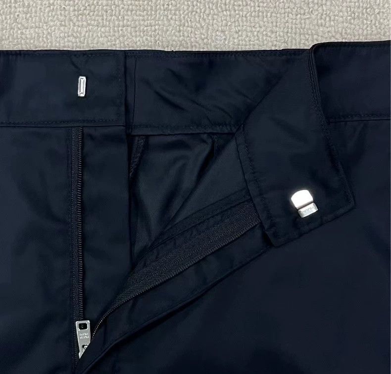 Prada Prada Black Recycled Nylon Triangle Shorts-yf Size US 44 / EU 60 - 5 Thumbnail