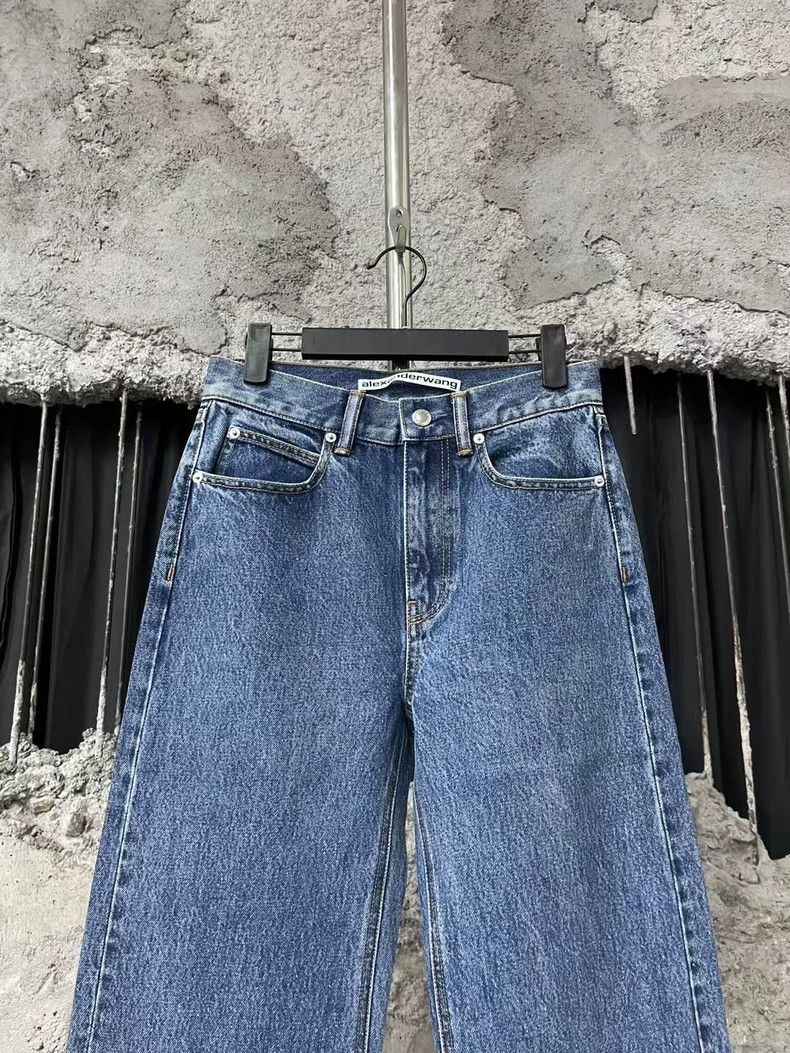 Alexander Wang Alexander Wang Denim Pants with Rhinesotnes-yf Size US 26 / EU 42 - 4 Thumbnail