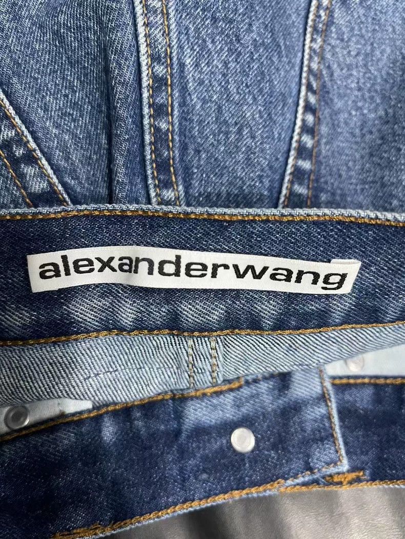 Alexander Wang Alexander Wang Denim Pants with Rhinesotnes-yf Size US 26 / EU 42 - 6 Thumbnail
