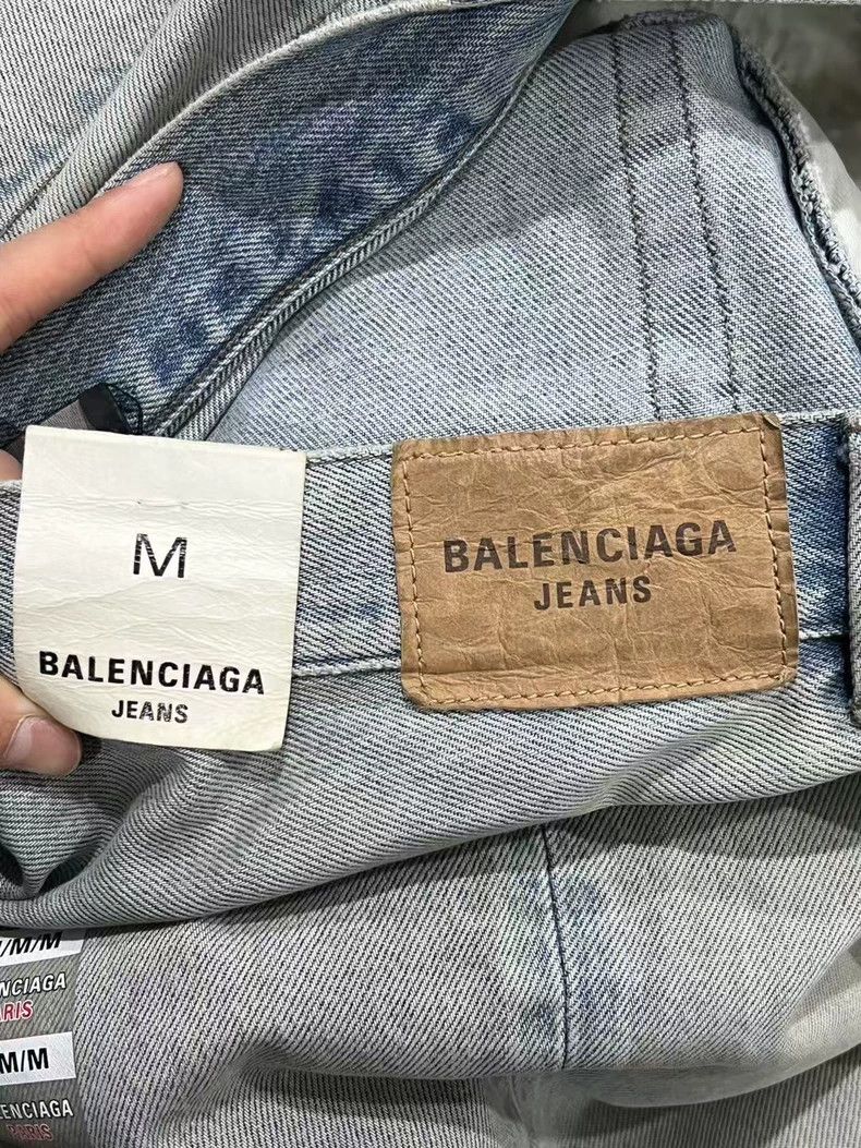 Balenciaga Balenciaga Baggy Washed Denim Pants-yf Size US 32 / EU 48 - 4 Thumbnail