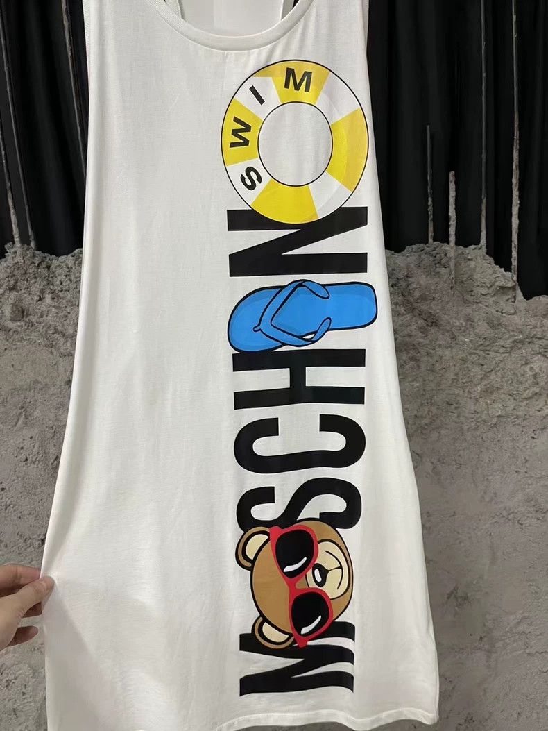 Moschino Moschino Sleeveless Dress with Colorful Design-yf Size S / US 4 / IT 40 - 3 Thumbnail