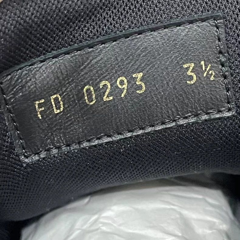 Louis Vuitton Louis Vuitton LV Trainer Black Denim Sneakers-yf Size US 5 / EU 37 - 8 Thumbnail