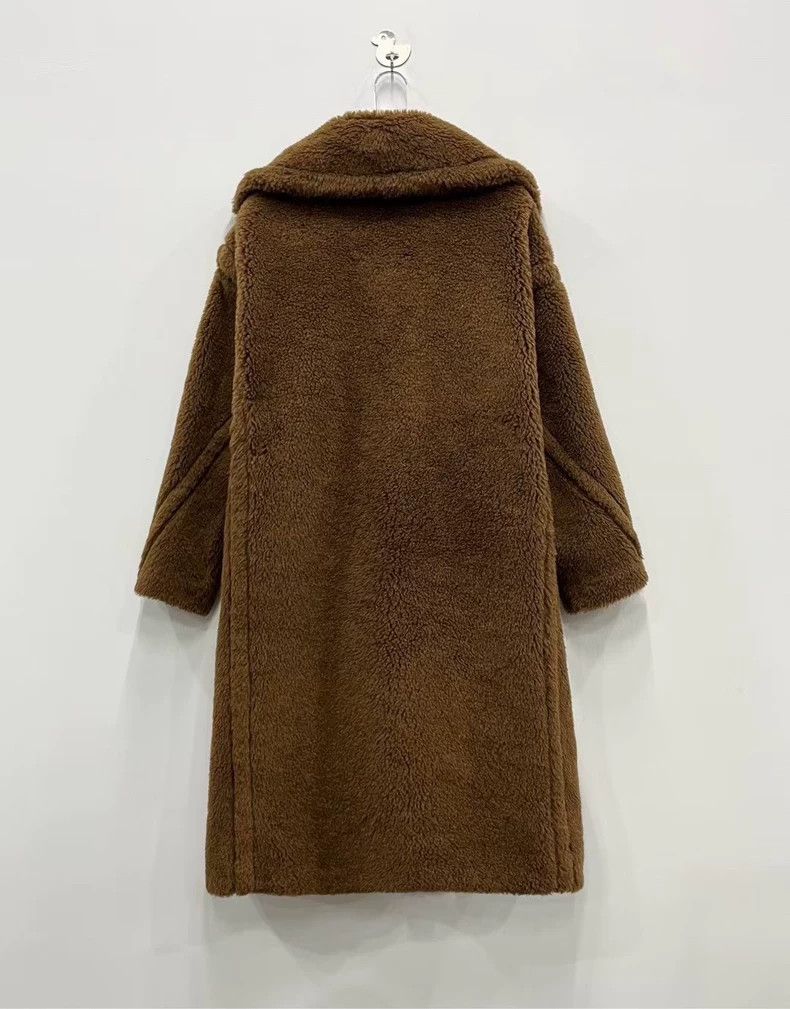Max Mara MaxMara Long Camel Teddy Coat-yf Size S / US 4 / IT 40 - 2 Thumbnail