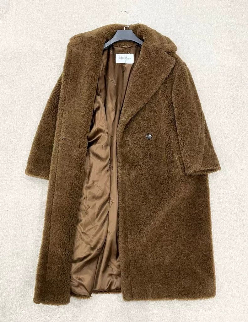 Max Mara MaxMara Long Camel Teddy Coat-yf Size S / US 4 / IT 40 - 5 Thumbnail