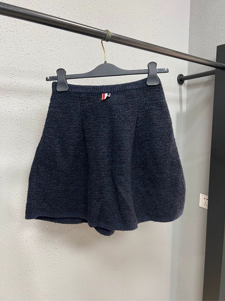 Thom Browne Thom Browne Blue Black Tweed Skirt-yf Size US 26 / EU 42 - 2 Thumbnail