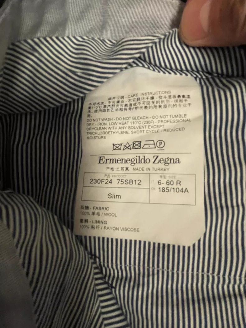 Ermenegildo Zegna Ermenegildo Zegna Wool Casual Pants Slim Fit-yf Size US 44 / EU 60 - 6 Thumbnail